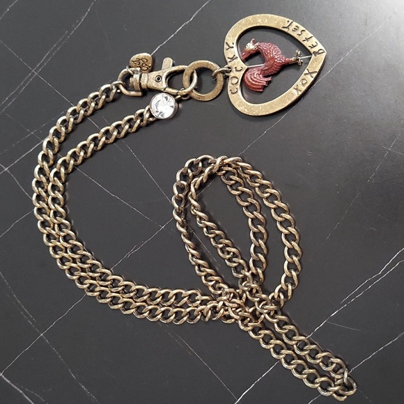 Betsey Johnson VINTAGE SPINNING COCKY ROOSTER NECKLACE - Picture 1 of 9